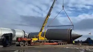 ПодольскАвтоТранс - разгрузка в порту Ульяновска