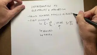 Introduction to Electricity and Magnetism
