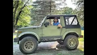 Installing soft top on Suzuki Samurai using Hwy83 SUZUKI 3 piece support bow 