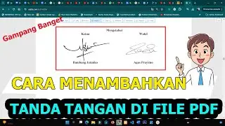 Cara memasukan tanda tangan ke file pdf