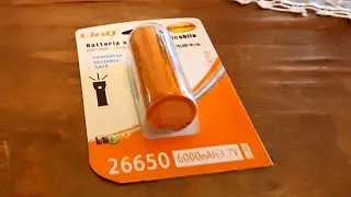 Testing a 6000mah 26650 li-ion battery