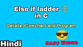 Else If Ladder in C | Else if ladder