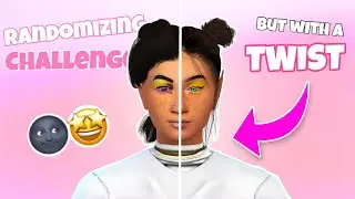 Randomizing Challenge but with a TWIST 🌚😏 | The Sims 4 CAS