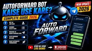 AutoForward & Spamming Bot Tutorial 2026 | Complete Setup Guide | Telegram Auto Forward Bot