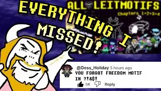 Everything I Missed in My DELTARUNE Leitmotifs Video