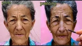 Photo realistic portrait painting in oils | Time lapse.