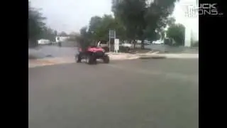 2011 RZR XP 900 GIbson Performance Exhaust drag launch