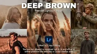 Deep Brown - Lightroom Mobile Presets | Deep Preset | Aesthetic Filter | Aesthetic Brown #lightroom