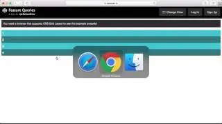 Checking for Grid support using Feature Queries