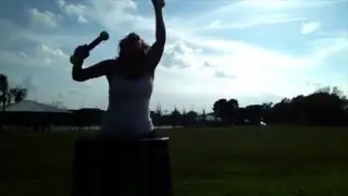 Tribal Spiritual Drum Beat Dance