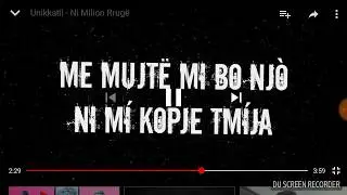 Unikkatil - Ni Milion Rrugë ( Diss NOIZY  LEDRI VULA )