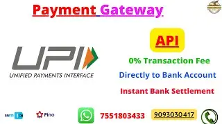 UPI Payment Gateway Api  //  0 % Transaction Fee //Virtual bank account