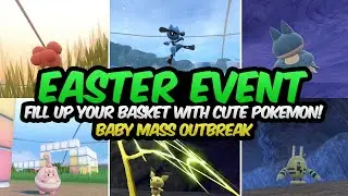 Baby Pokémon Mass Invasion! Springtime Pokémon Outbreak Event In Pokémon Scarlet and Violet.