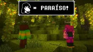 Se os personagens de Deltarune tivessem Minecraft