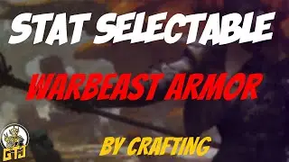 How To Get Stat Selectable GW2 Warbeast Armor By Crafting | GW2 Exotic Gear Series Part 6