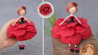 Cute flower and wire doll 🌺 Very easy way