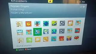 Rayman Origins 36 Achievements/ My Unlocked Achievements