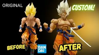DRAGON BALL Z / Goku Legendary Super Saiyan Sh Figuarts Custom -  IT'S AMAZING NOW #goku #dbz