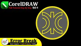 How to Make a Logo in CorelDRAW 2024 | How to Use Virtual Segment Delete Tool in 