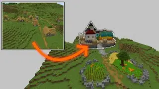 Udělal jsem město z minecraft vesnice
