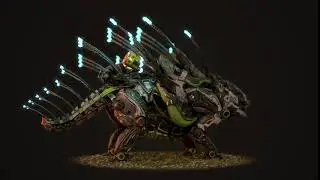 Mech Porcupine - Turn-around