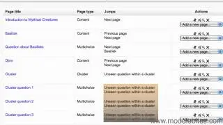 Moodle Lesson activity (part 3)