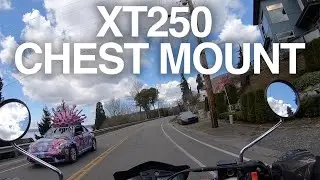 NEW MOTOVLOG SETUP - GoPro Chesty Mount on Yamaha XT250