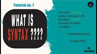 What is Syntax ,C++ syntax. class 7 | C++ for beginners | Programming |#codecoat