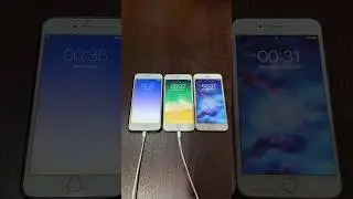 iPhone 6 Plus on iOS 9 vs iPhone 6s Plus on iOS 15 vs iPhone 7 Plus on iOS 15 boot up test 