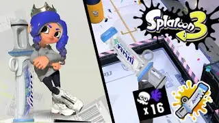 Insane Splatoon 3 Tricolour turf war game (16 Kills)