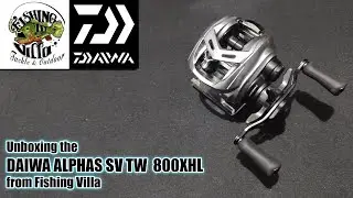 Unboxing the Daiwa Alphas SV TW 800XHL 2021 from Fishing Villa I Pinoy Tackle Unboxing