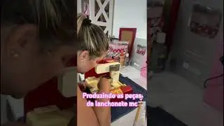 Produzindo as peças da lanchonete mc donalds. #lanchonetemcdonalds #restauração #mcdonalds