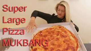 Large Pizza MUKBANG | Eating Show
