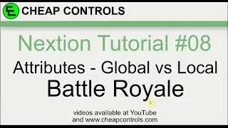 #74 Nextion Display Global vs Local and NO Nextion Library Nextion tutorial
