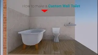 Tutorial ARCHICAD 22 How to make a Custom Wall Toilet