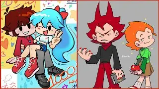 Friday Night Funkin Adorable GENDERSWAP Comic Dub Compilation 2