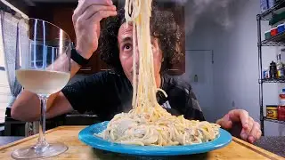 Creamy Summer Shrimp Pasta * Quick and Easy *