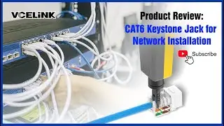 Product Review: CAT6 Keystone Jack for Network Installation | VCELINK