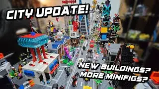LEGO City Update 12! New Building, Minifigures and Potential Minifigure Giveaway?!