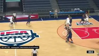NBA 2K17 slam dunk