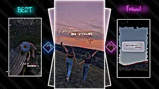 Best Friend xml 🌻❤️ TRENDING XML PRESET ALIGHT MOTION || RUTH PRASHANT