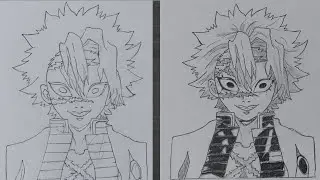How to Draw SANEMI - Demon Slayer | Easy Anime Drawing Tutorial