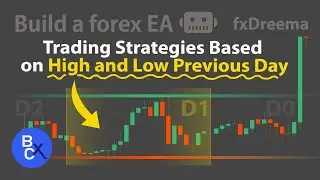 📈Build forex EA Robot (No Code) - Trading Strategies Based on High and Low Previous Day (Breakout⚡)