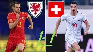 Schweiz vergibt wichtige Punkte: Wales - Schweiz 1:1  / Euro 2020