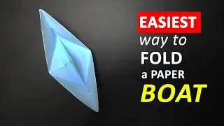 HOW TO MAKE A PAPER BOAT - EASIEST WAY
