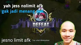 yes main klasik ketemu jess nolimit tapi malah dia afk #gameplay #mobile legends