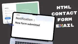 HTML contact form that send email
