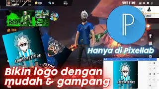Tutorial cara membuat logo avatar gaming mudah - Pixellab Edit