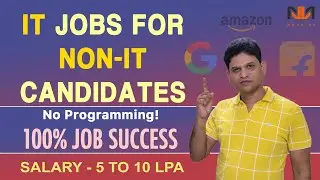 IT Job Without Programming l Top 10 IT Jobs 2023-24 l Salary Minimum 5 LPA |