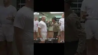 Full Metal Jacket 1987 don't eat a jelly doughnut #movie #army #doughnut